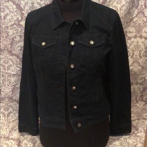 Chico’s Platinum Denim Jacket